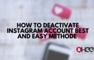How to Deactivate Instagram Account Best and Easy Method