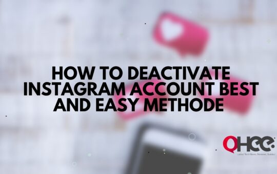 How to Deactivate Instagram Account Best and Easy Method