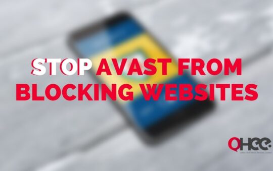 Stop Avast From Blocking Websites or Avoid Blocking Websites